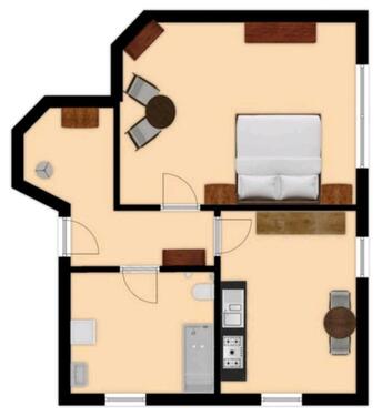 Foto - 1 Zimmer Etagenwohnung zur Miete in Dresden