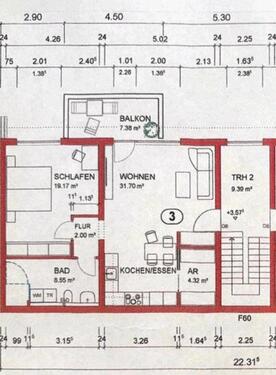Foto - Moderne Wohnung mit Balkon ca. 69 m² zu vermieten