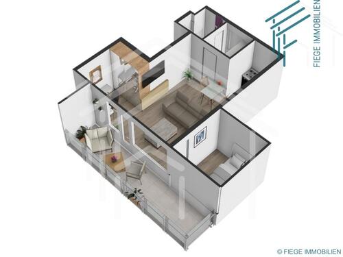 Foto - 2 Zimmer Etagenwohnung in Maintal