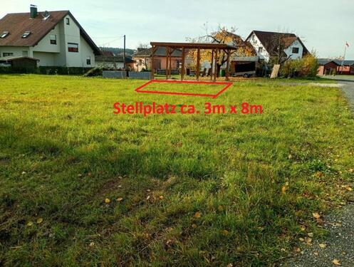 Foto - Stellplatz für Wohnwagen oder Wohnmobil