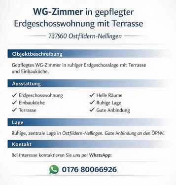 Foto - WG Zimmer ab sofort zu vermieten in Ostfildern Nellingen