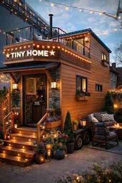 Foto - Tiny Häuser Auf die Bedürfnisse des Menschen angepasst.