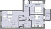 Foto - 2 Zimmer Etagenwohnung zur Miete in Leipzig