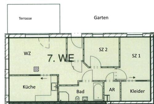 Foto - Etagenwohnung in Warin zur Miete