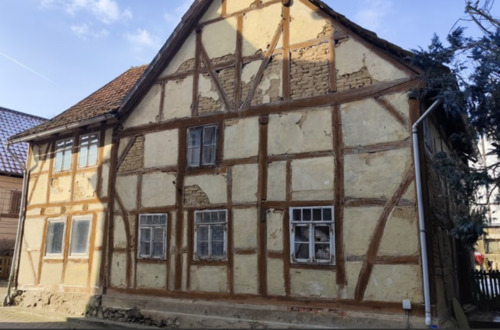 Foto - -zum Abbauen- provisionsfreies Eichen Fachwerkhaus