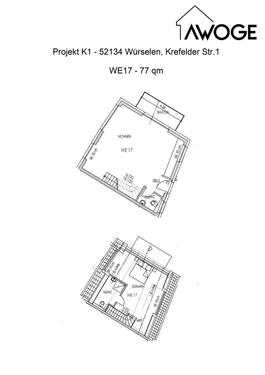 Foto - Maisonette 2 ZKDB in Würselen ab sofort WE17