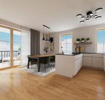 Neubau, exklusive 4- Raum Wohnung mit Alpenpanorama, TG + Aufzug - Feichten an der Alz