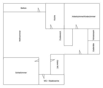 Foto - 3.5 Zimmerwohnung 1. Etage ab Dezember Essen-Katernberg