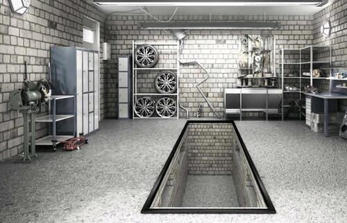 Foto - Garage mit Grube, KFZ , Reperatur, Mechaniker, Tagesmiete