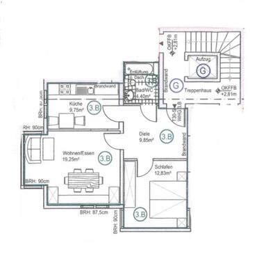 Foto - Erstbezug nach Sanierung: 2-ZKB in Mundenheim