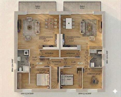 Foto - 2 Zimmer Etagenwohnung in Tostedt