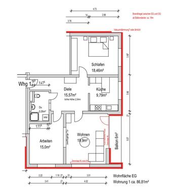 Foto - 3-Zi-Whg, Simmern Hunsrück - 655,00&nbsp;EUR Kaltmiete, ca.&nbsp; 86,90&nbsp;m&sup2;