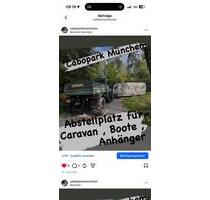 Wohnwagenabstellplatz in München Camper Anhänger
