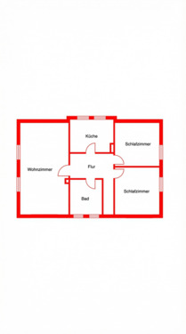 Foto - 75qm 3-Zimmer-Wohnung im 1. Obergeschoss in Frielendorf