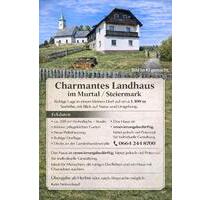 verkaufe Landhaus aufn Berg im Dorf in 8742 Obdach - Memmingen