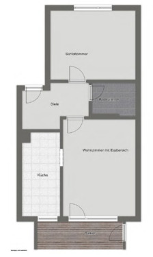 Foto - 2-Zi.-Whg. mit Balkon und neuer EBK in Köln-Holweide