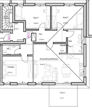 Foto - Etagenwohnung in Kaufbeuren zur Miete