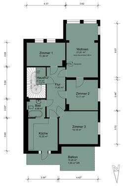 Foto - Bremen - Hemelingen I Neusanierte 4 Zimmer-Wohnung