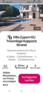 Foto - Ferien Villa at the beach mit Pool Zypern Februar