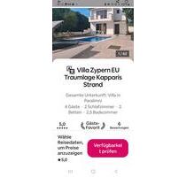 Ferien Villa at the beach mit Pool Zypern Februar - Tutzing