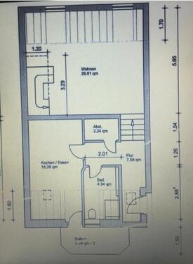 Foto - Maisonette-Wohnung von privat – 3,5 Zimmer, Wiesloch Innenstadt