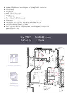 Foto - 2 Zimmer Etagenwohnung zum Kaufen in Töging am Inn