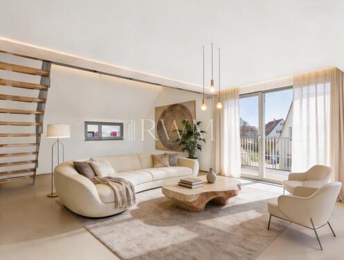 Foto - Stilvolle 2,5-Zimmer-Neubauwohnung mit Galerie, Balkon und moderner Einbauküche