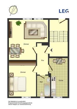 Foto - Etagenwohnung zur Miete in Kamen