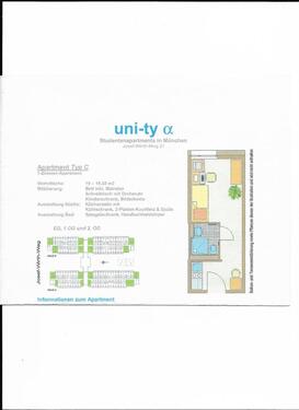 Foto - 1 Zimmer Erdgeschoßwohnung in München