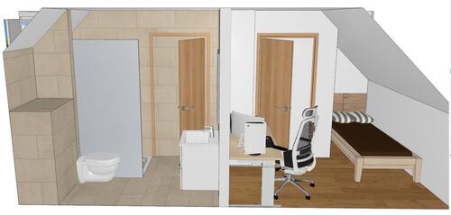 Foto - Dachgeschoßwohnung in Lingen (Ems) zur Miete