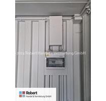 20 Fuß Lagercontainer, Seecontainer, Container, Baucontainer, Materialcontainer, Magazin, Regal, Licht, Starkstrom Strom - Schüttorf