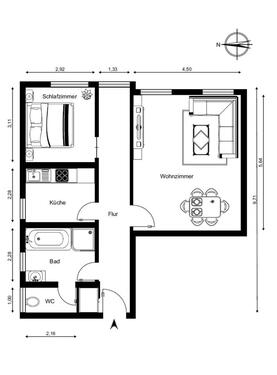 Foto - Etagenwohnung in Hamburg zur Miete