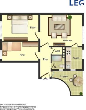 Foto - 3 Zimmer Etagenwohnung zur Miete in Duisburg