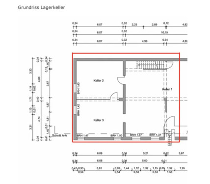 Foto - 110qm Lagerkeller, Tageslicht, gute Verkehrsanbindung in Bad Hon