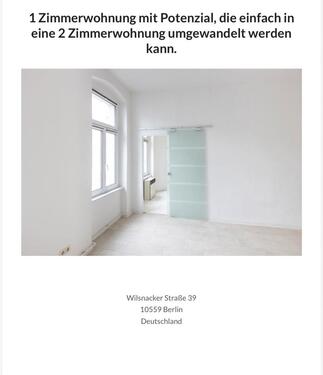 Foto - 1.5 Zimmer Etagenwohnung zur Miete in Berlin