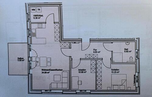Foto - Etagenwohnung zur Miete in Oelde