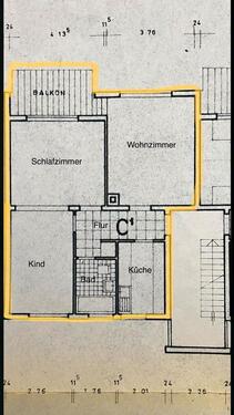 Foto - 3 Zimmer Etagenwohnung zum Kaufen in Salem