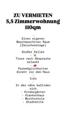 Foto - Große 5,5-Zimmer Wohnung (110 m²)