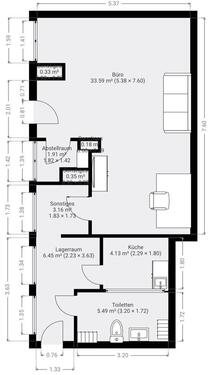 Foto - Bürofläche Wohnfläche 1-ZKB im Zentrum von Kassel zu vermieten