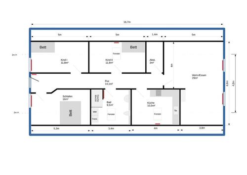 Foto - 4 Zimmer Etagenwohnung in Ladelund