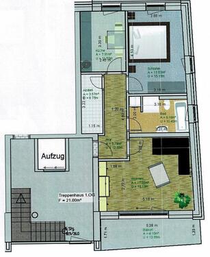 Foto - 2 Zimmer Etagenwohnung zur Miete in Greifswald