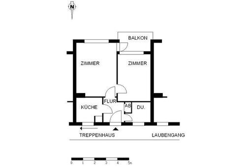 Foto - 2 Zimmer Erdgeschoßwohnung zur Miete in Bremen