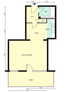 Foto - 1 Zimmer Etagenwohnung zur Miete in Bad Oldesloe