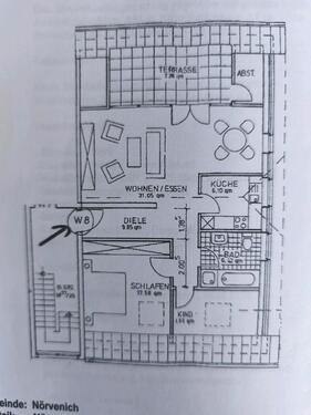 Foto - 3 Zimmer Terrassenwohnung zum Kaufen in Nörvenich