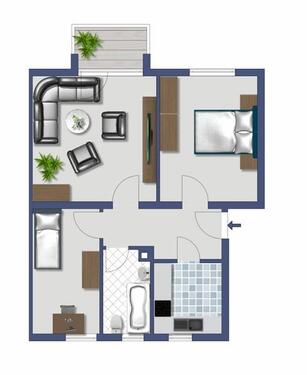Foto - 2.5 Zimmer Etagenwohnung zur Miete in Heidenheim an der Brenz