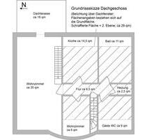 Moderne Dachgeschosswohnung zu vermieten - Helmstedt