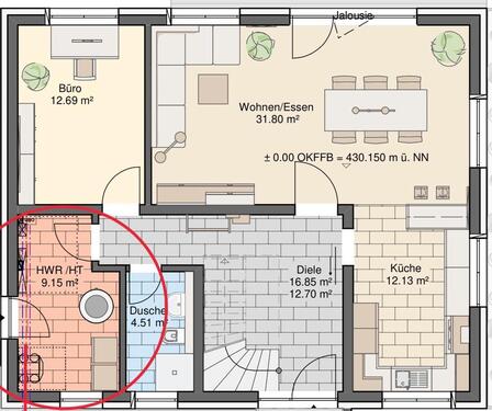 Foto - 5 Zimmer Einfamilienhaus zum Kaufen in Lindenfels