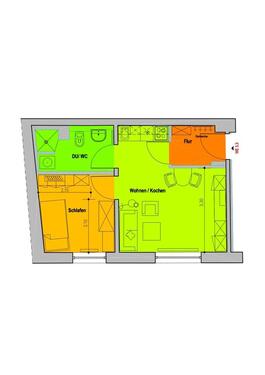 Foto - 2 Zimmer Etagenwohnung zur Miete in Zittau