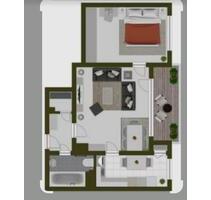 2 Zimmer Wohnung AC-Forst - 780,00 EUR Kaltmiete, in Aachen (PLZ: 52074) Aachen-Mitte