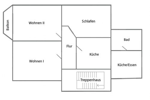 Foto - 3 Zimmer Etagenwohnung in Michendorf